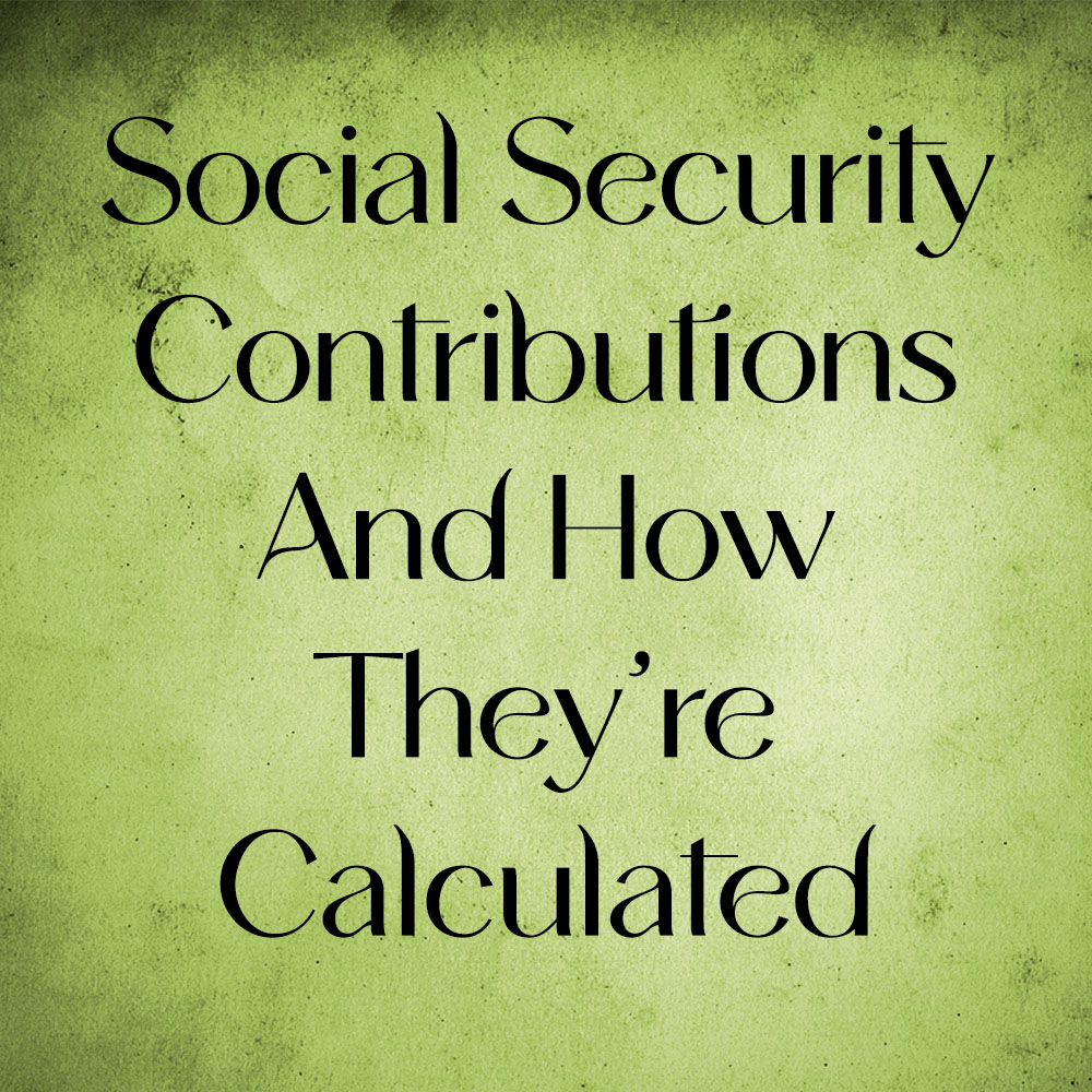 Social Security Contribution Limits